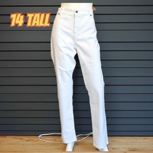 NWOT Lauren Ralph Lauren Tall White Jeans
